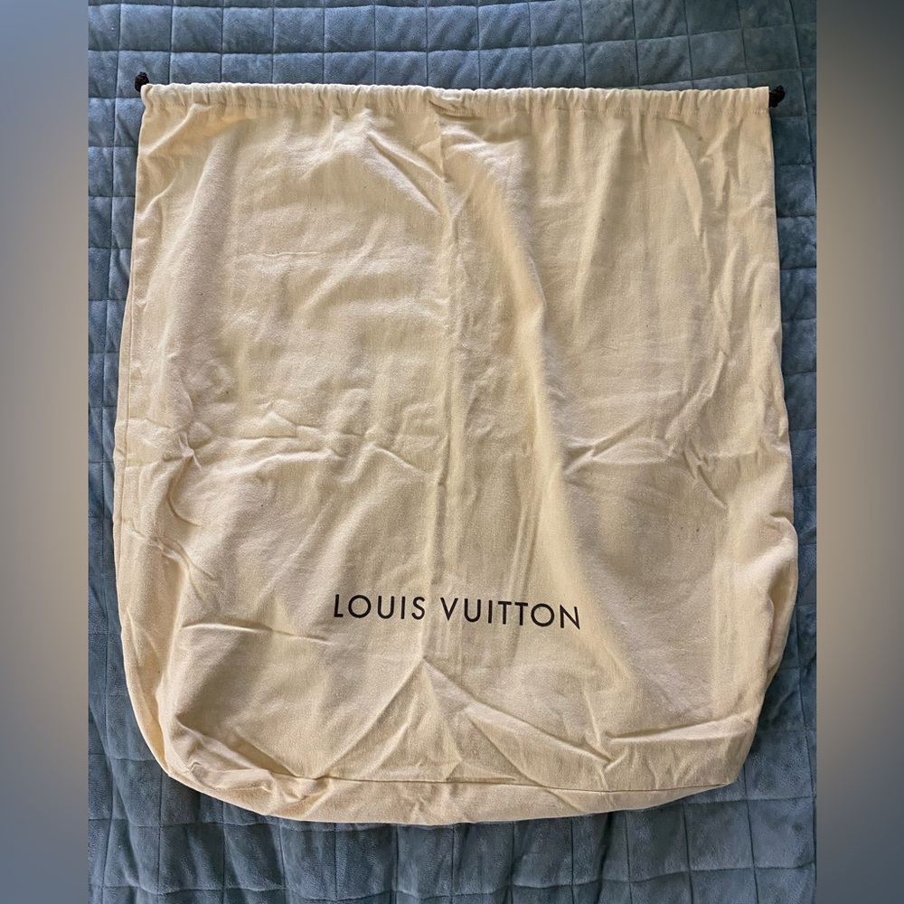 Louis Vuitton Cream Dust Bag XL